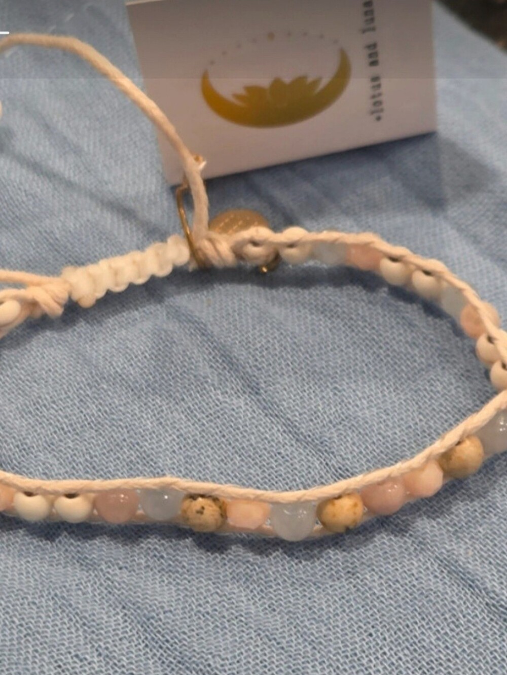 Lotus and Luna Bracelet